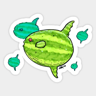 Melon Mola Sticker